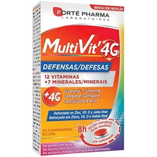 Kosttilskud Forté Pharma Multivit 4G 30 enheder