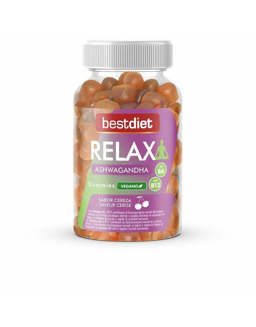 Kosttilskud Best Diet Relax Aswagandha Vingummi 60 enheder