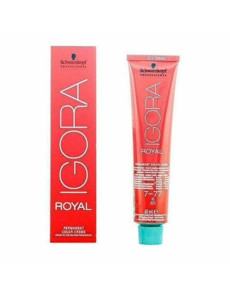 Dauerfärbung Igora Royal Schwarzkopf 609787 7-77 Nº 7-77 Nº 9.0-rubio muy claro Nº 8.0-rubio claro 60 ml