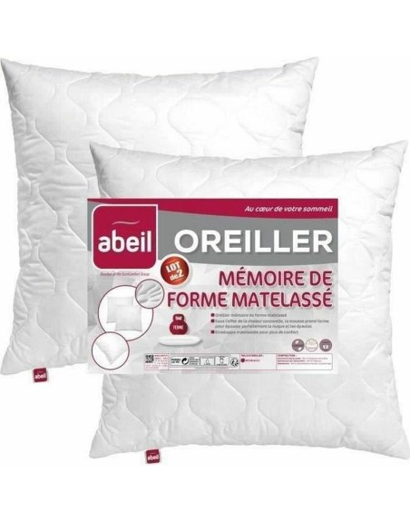 Pillow Abeil Memory White 60 x 60 cm
