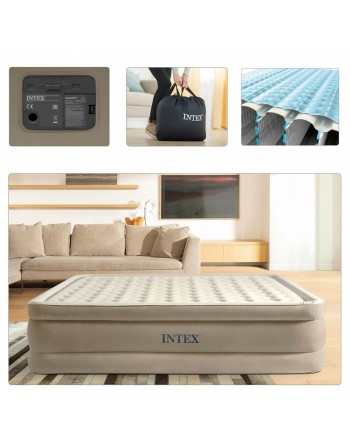 Inflatable Mattress Intex Queen Ultra Plush Fiber-Tech 152 x 46 x 203 cm