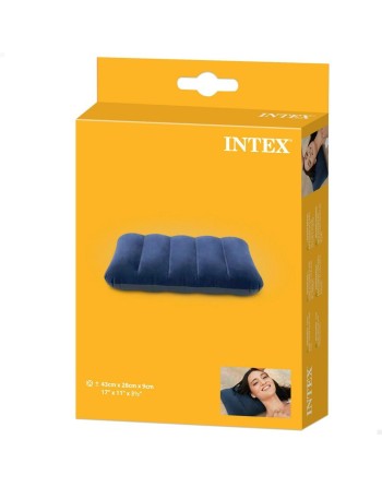 Oreiller Intex Downy Pillow Gonflable Bleu 43 x 9 x 28 cm (24 Unités)