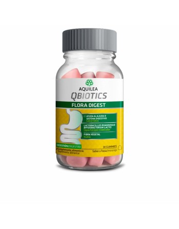 Digestive supplement Aquilea Qbiotics Gums Strawberry 30 Units