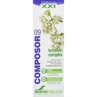 Kosttilskud Soria Natural Composor 9 Tensivel Complex 50 ml