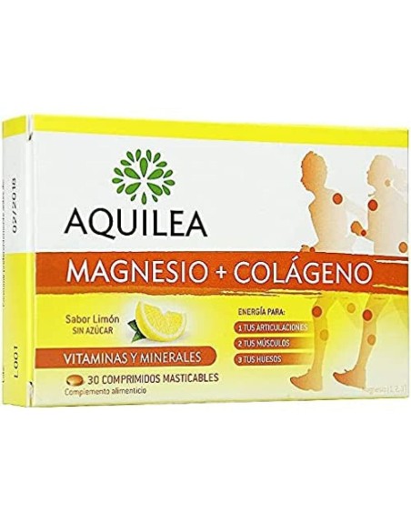 Supplément Alimentaire Aquilea   Magnésium Collagène 30 Unités