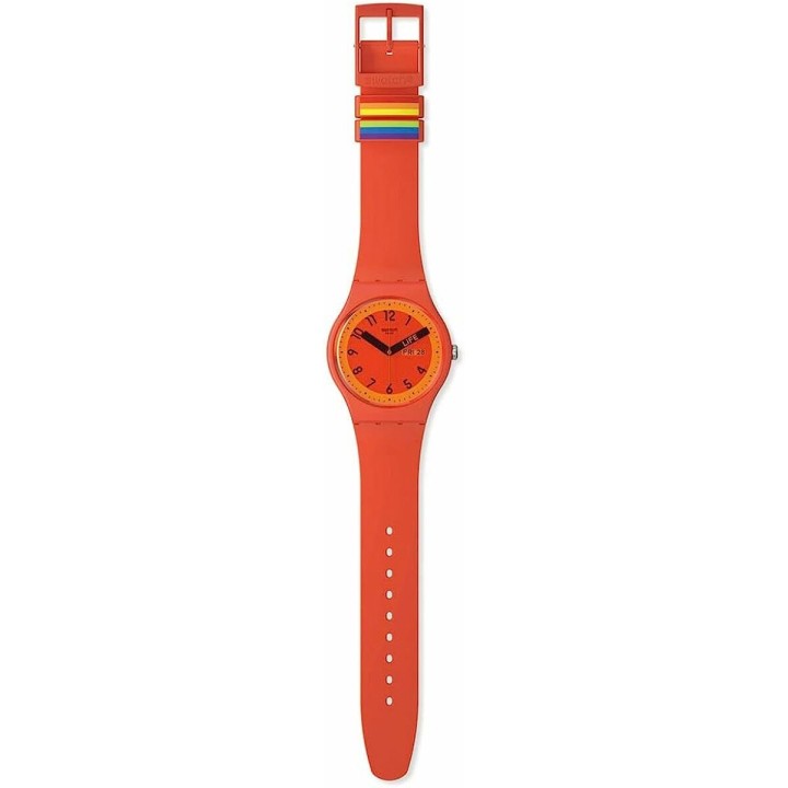 Orologio Uomo Swatch PROUDLY RED (Ø 41 mm)