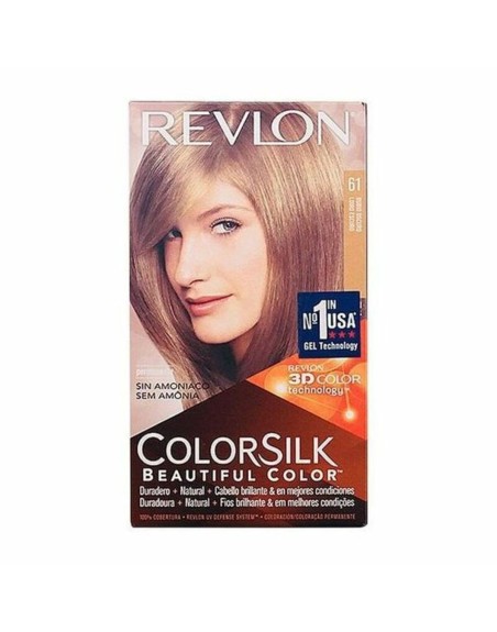 Farve uden Ammoniak Colorsilk Revlon 5753-61 (1 enheder)