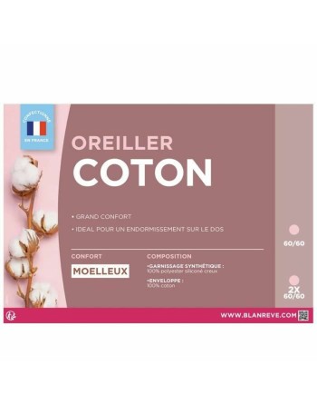 Cuscino Blanreve Bianco 60 x 60 cm