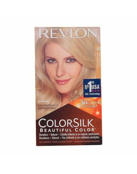 Farve uden Ammoniak Colorsilk Revlon I0021838 Askeblond (1 enheder)