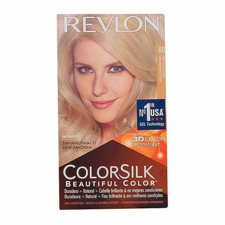 Farve uden Ammoniak Colorsilk Revlon I0021838 Askeblond (1 enheder)