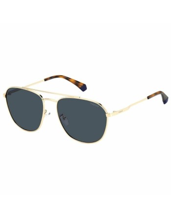 Lunettes de soleil Homme Polaroid PLD-4127-G-S-J5G-C3 Doré ø 58 mm
