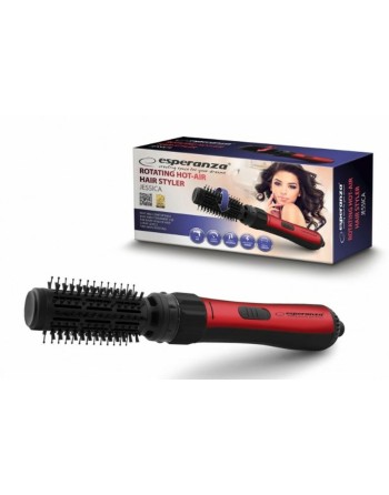 Bürste Esperanza EBL008 Schwarz Rot Schwarz/Rot 1 Stücke