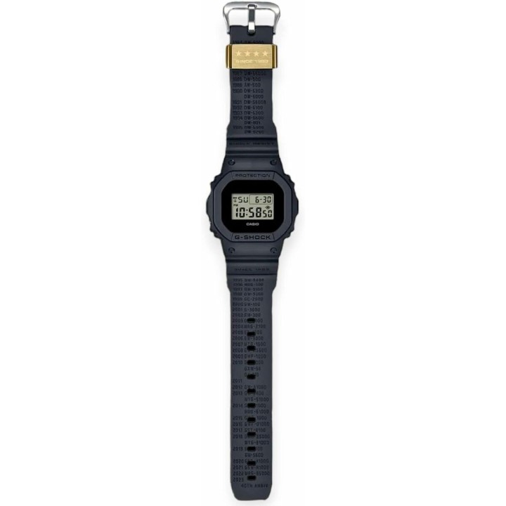 Unisex ur Casio G-Shock THE ORIGIN - REMASTER BLACK SERIE 40TH ANNIVERSAR BY ERIC HAZE (2 BEZELS)
