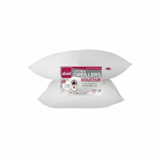 Cuscino Abeil Bianco 60 x 60 cm (2 Unità)