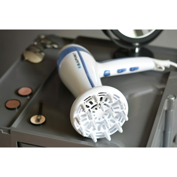 Secador de Pelo Blaupunkt HDD501BL Azul Blanco Estampado 2000 W
