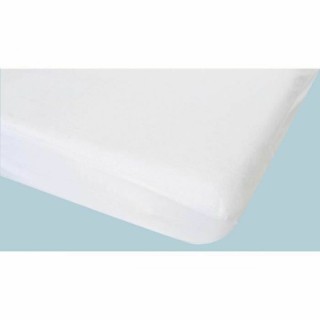 Protector de colchón Poyet  Motte 80 x 190 cm Blanco