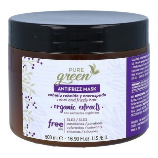 Hårmaske Pure Green Antifrizz