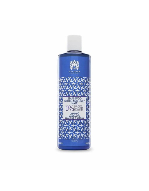Shampoo White & Grey Hair Zero Valquer Vlquer Premium 400 ml