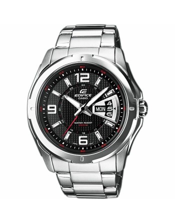 Orologio Uomo Casio EF-129D-1AVEF Nero Argentato