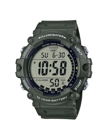 Montre Homme Casio ILLUMINATOR WORLDTIME - LONG STRAP Noir (Ø 51 mm)