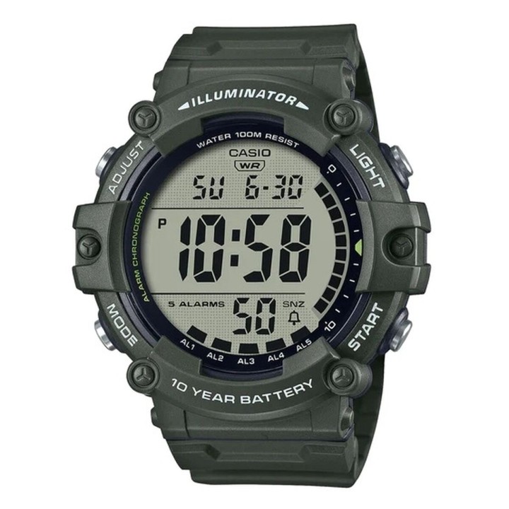 Reloj Hombre Casio ILLUMINATOR WORLDTIME - LONG STRAP Negro (Ø 51 mm)