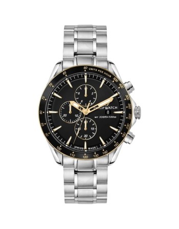 Orologio Uomo Philip Watch BLAZE Nero Argentato