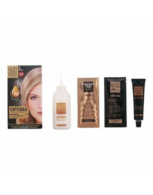 Farve uden Ammoniak Optima Llongueras 8411126044427 Nº 9.0-rubio muy claro (1 enheder)
