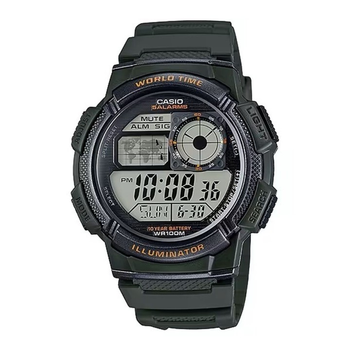 Orologio Uomo Casio WORLD TIME ILLUMINATOR (Ø 43 mm)