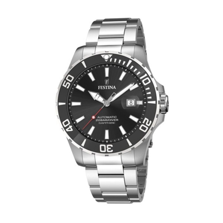 Herreur Festina F20531/4 Sort Sølvfarvet