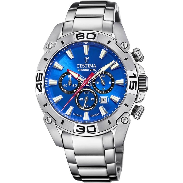 Herreur Festina F20543/2 Grå Sølvfarvet