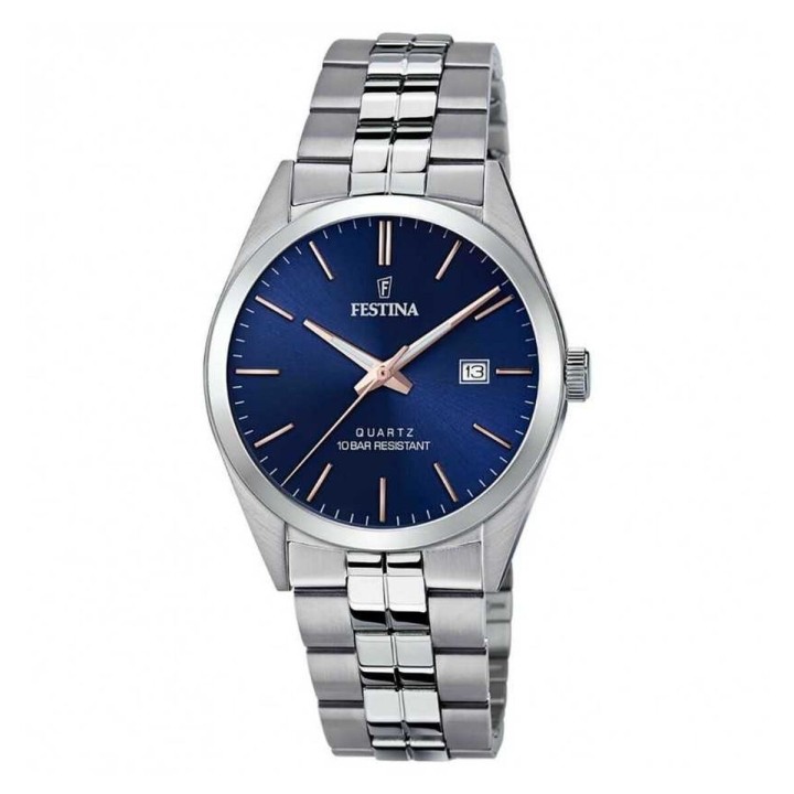 Herreur Festina F20437/B Sølvfarvet (Ø 40 mm)