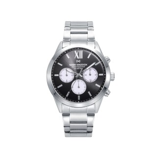 Herreur Mark Maddox HM1009-53 Sort Sølvfarvet (Ø 43 mm)