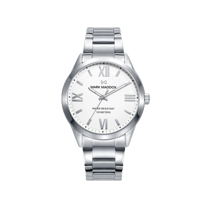 Herreur Mark Maddox HM1007-03 Sølvfarvet (Ø 43 mm)