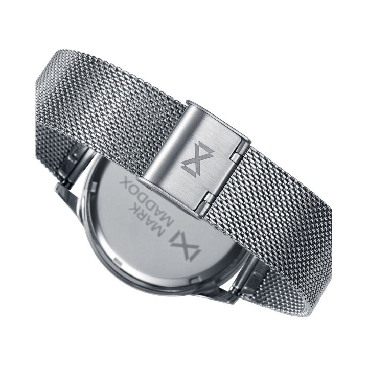 Herreur Mark Maddox HM7146-57 Sort Sølvfarvet (Ø 40 mm)