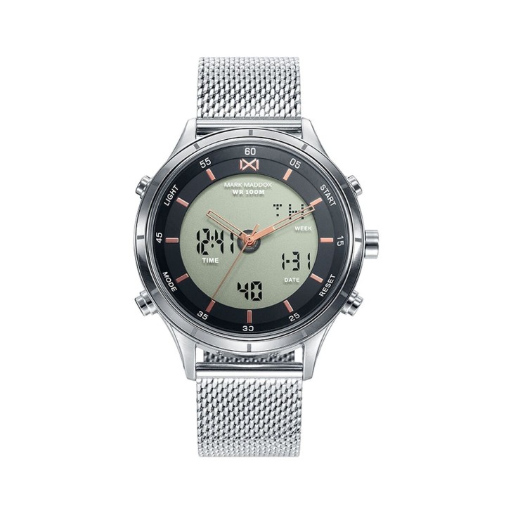 Herreur Mark Maddox HM1001-57 Sølvfarvet (Ø 44 mm)