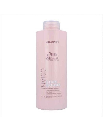 Shampoo per Capelli Biondi o Brizzolati Invigo Blonde Recharge Wella 6394 (1000 ml)