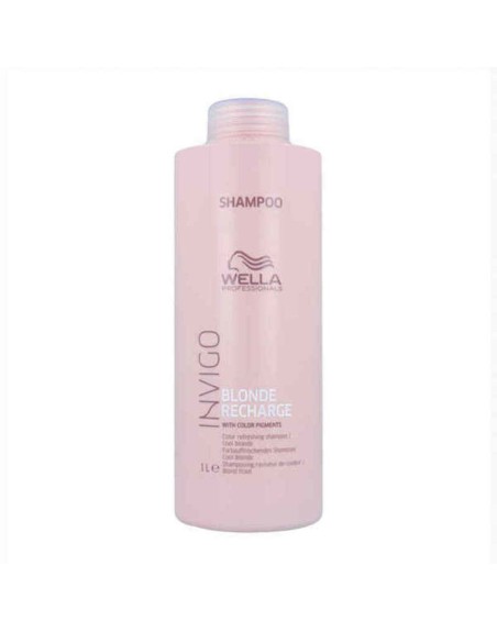 Shampoo per Capelli Biondi o Brizzolati Invigo Blonde Recharge Wella 6394 (1000 ml)
