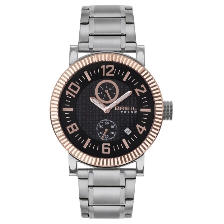 Herreur Breil EW0590 Sort Sølvfarvet (Ø 43 mm)