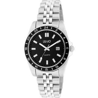 Herreur LIU JO TLJ1748 Sort Sølvfarvet (Ø 40 mm)