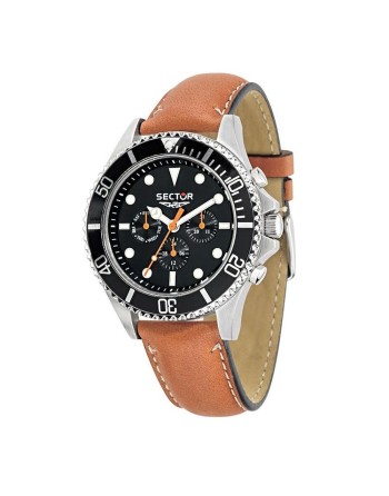 Herreur Sector R3251161012 Sort Sølvfarvet