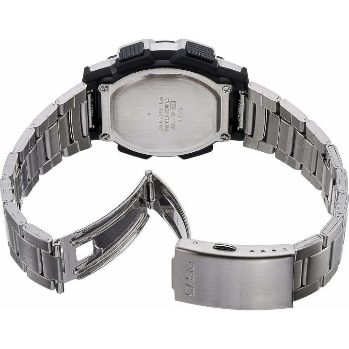 Herrenuhr Casio AE-1000WD-1AVEF Digital Acryl Schwarz Grau Silberfarben (Ø 45 mm)