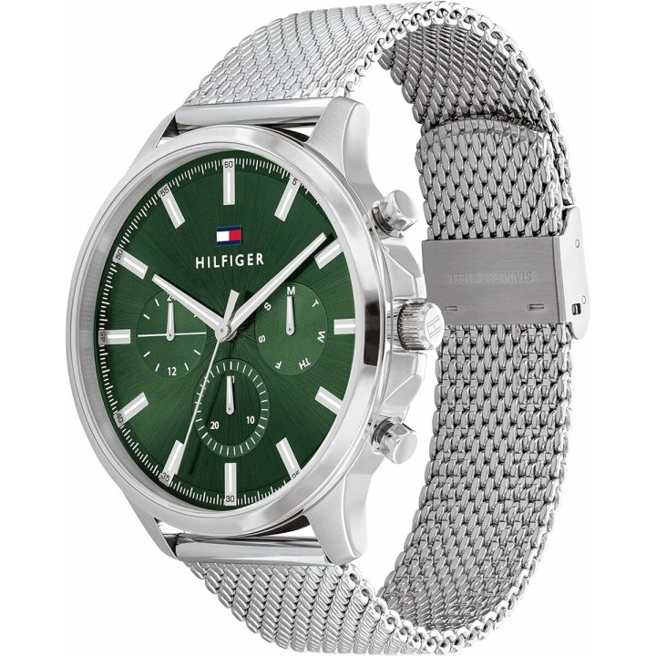 Orologio Uomo Tommy Hilfiger 1683474 Verde Argentato
