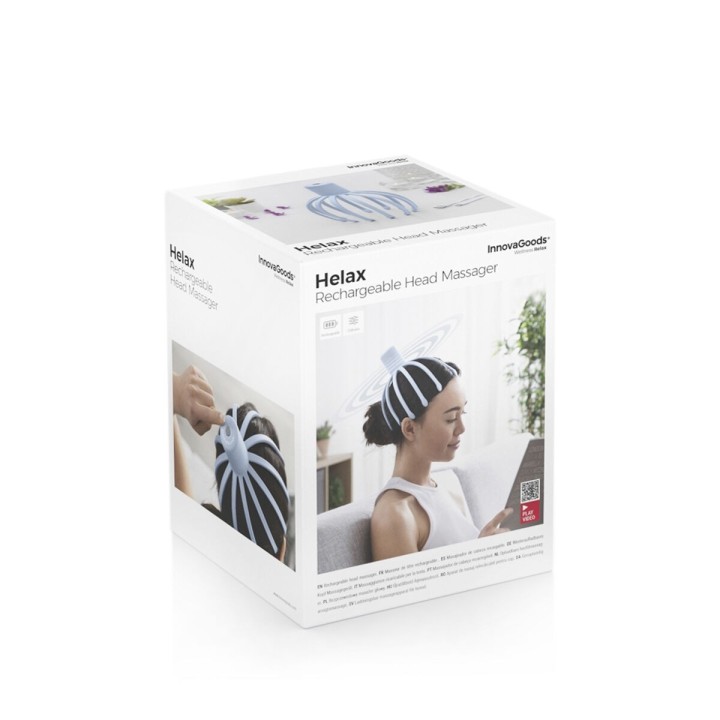 Massager med genopladeligt hoved Helax InnovaGoods