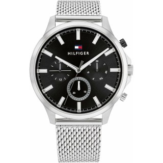 Orologio Uomo Tommy Hilfiger 1683473 Nero Argentato