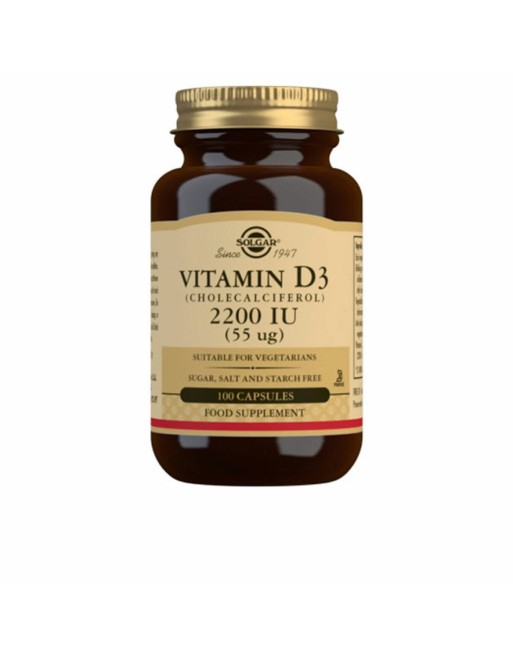 Vitamin D3 (Cholecalciferol) Solgar   100 Units