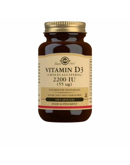 Vitamina D3 (Colecalciferol) Solgar   100 Unidades
