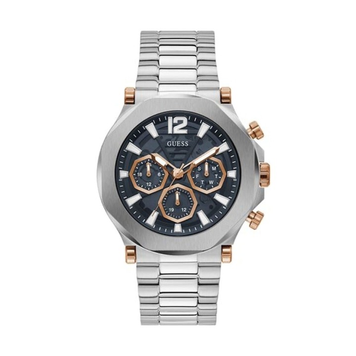 Orologio Uomo Guess GW0539G1 Grigio Argentato