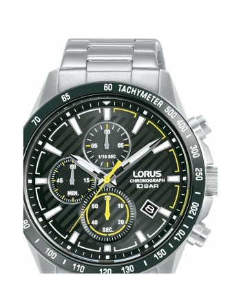 Herrenuhr Lorus RM397HX9 Schwarz Silberfarben