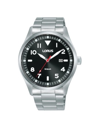 Herrenuhr Lorus RH923QX9 Schwarz Silberfarben