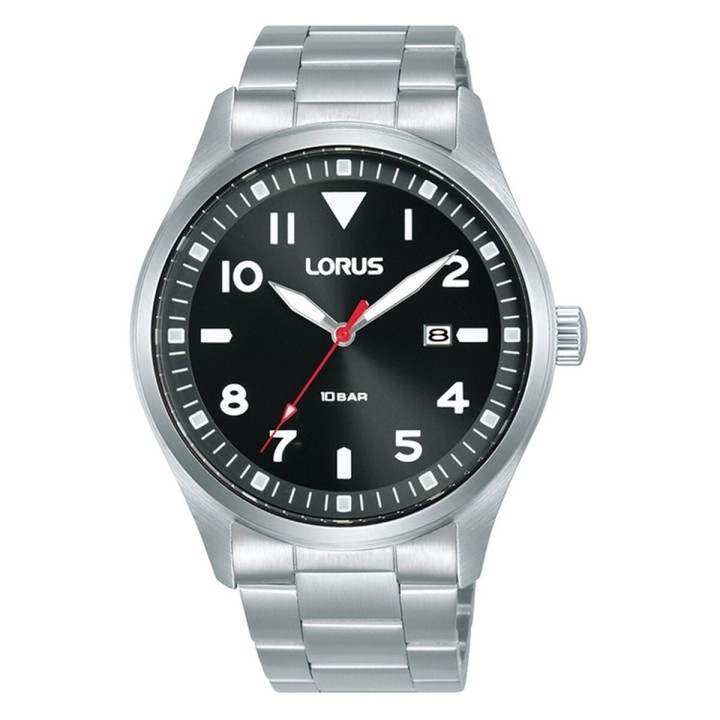 Herreur Lorus RH923QX9 Sort Sølvfarvet